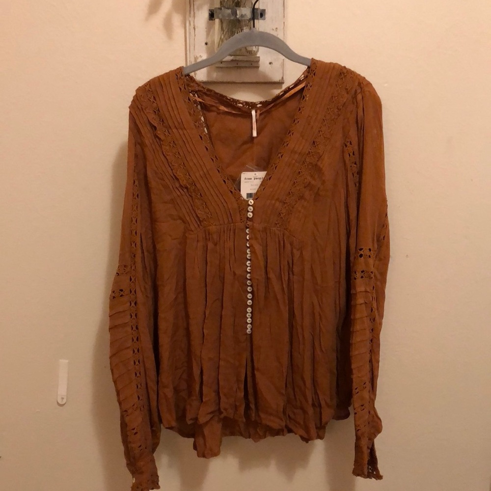 Boho Free People Blouse